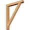 Ekena Millwork Traditional Block Smooth Bracket w/ Offset Brace, Western Red Cedar, 5 1/2"W x 36"D x 44"H BKT0604X36X44TRA05SWR - alternate 1